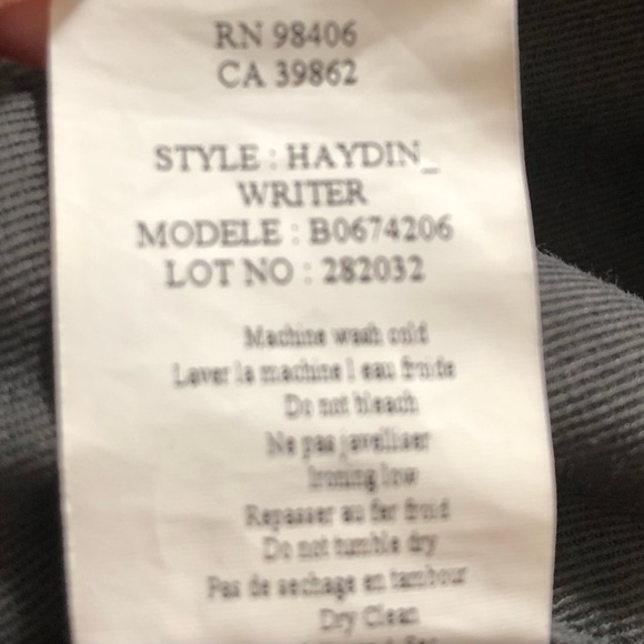 Men’s Theory Haydin Writer Pants~Size 34 Waist~28 1/2” Inseam - Picture 7 of 8